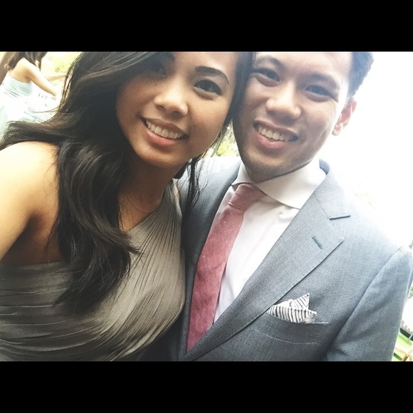 J-Crew one shoulder bridesmaid dress - Picture 2 of 4